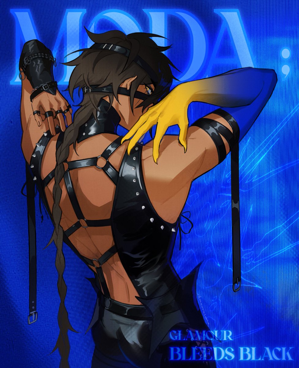 shan lee🐟 (@shanoiasuna) on Twitter photo guest art for <a href="/m0dazine/">MODA: OC fashion zine</a> featuring my oc seshen! had fun drawing him in a vkei/kotekei style 🥰 guest art for <a href="/m0dazine/">MODA: OC fashion zine</a> featuring my oc seshen! had fun drawing him in a vkei/kotekei style 🥰