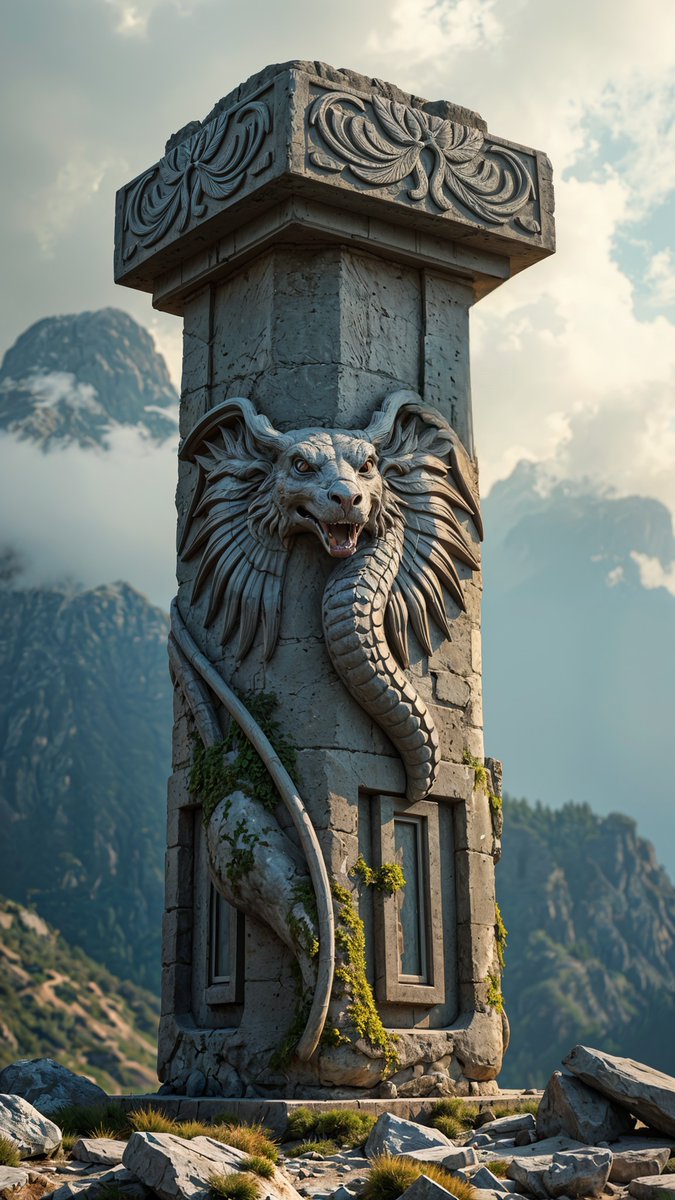 Kurokojin's tweet image. 🌫️ Boyid matagh: Sophene’s Sacred Vow 🌫️
Posted by Weaver, Sister Rukmini Thavarajah
Greetings, wanderers of Innatraea! In Sophene’s mist-shrouded peaks, where vishapakar statues whisper of dragon gods, I ponder their people’s resolute hearts. Their tongue, flowing like winds…