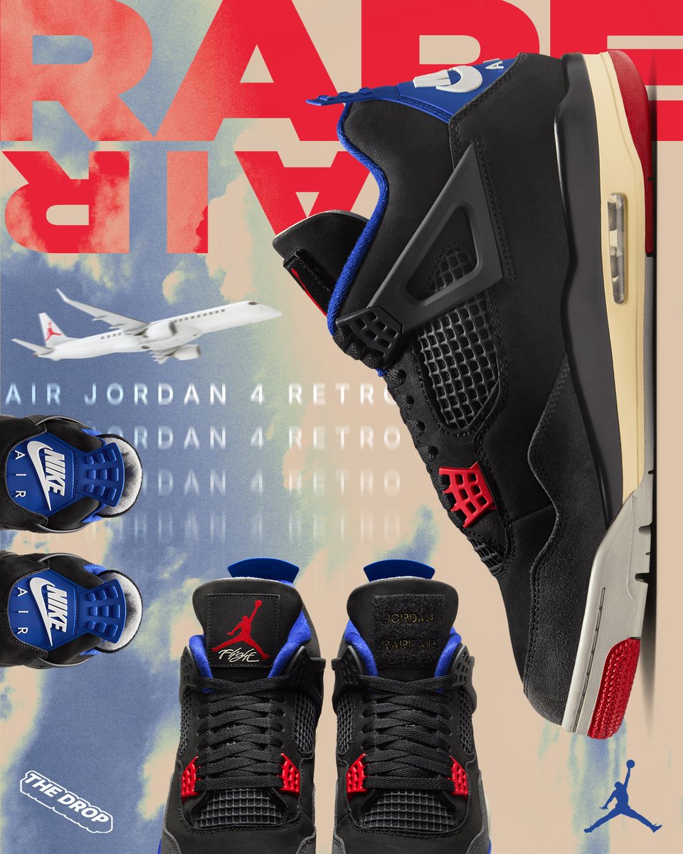 hibbettofficial's tweet image. The Drop💧- Jordan 4 Retro &quot;Rare Air&quot;💨 

🛩️ Flying in July 26th in men&apos;s and kids sizes. #jordan #retro4 #rareair

Link: tinyurl.com/rzt6x8kc
