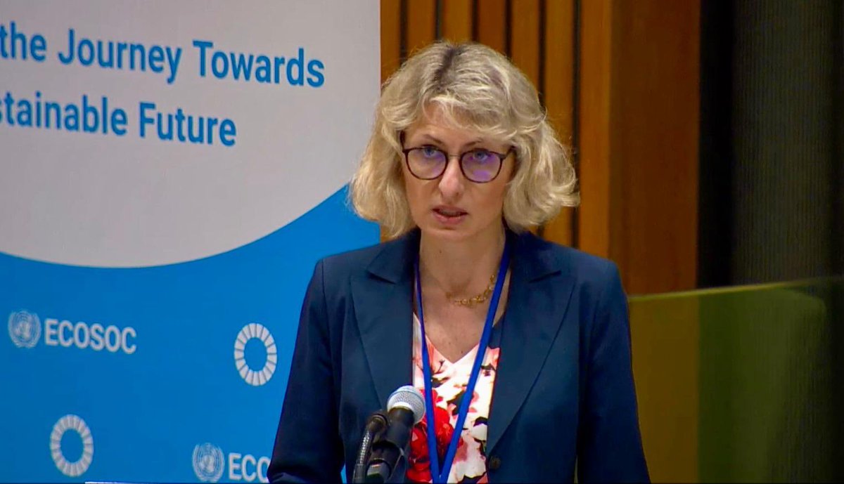 PLinUN's tweet image. During #2025HLPF general debate, 🇵🇱, represented by @MRiTGOVPL Director for Sustainable Economy, Ms. Aneta Piątkowska, reaffirmed Poland’s commitment to #Agenda2030 & emphasized that #UN80 Initiative can be a catalyst for a more effective and responsive @UN system.