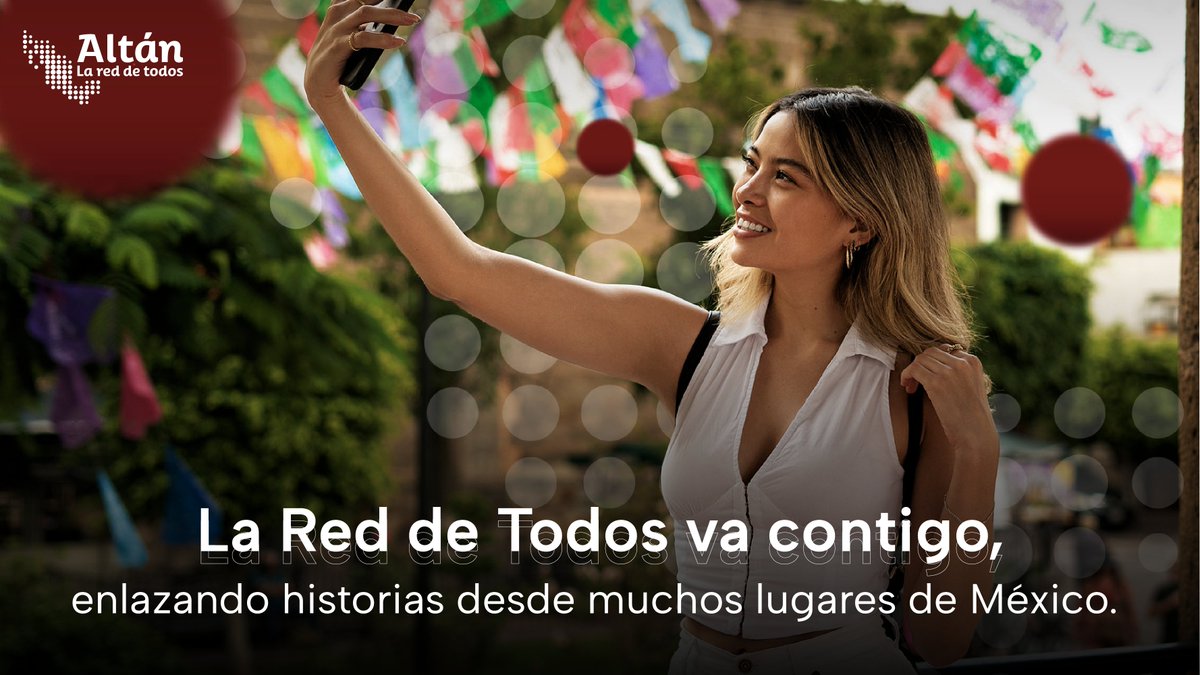 Cuando Andrea llegó a su casa de campo este #verano, pensó que perdería conexión; lo que no sabía es que ALTÁN la acompañaba en su viaje.​

​Y como a ella, nada nos detiene a seguir impulsando historias gracias a nuestra señal.​

​¡Somos #LaRedDeTodos! bit.ly/3LQr0PI