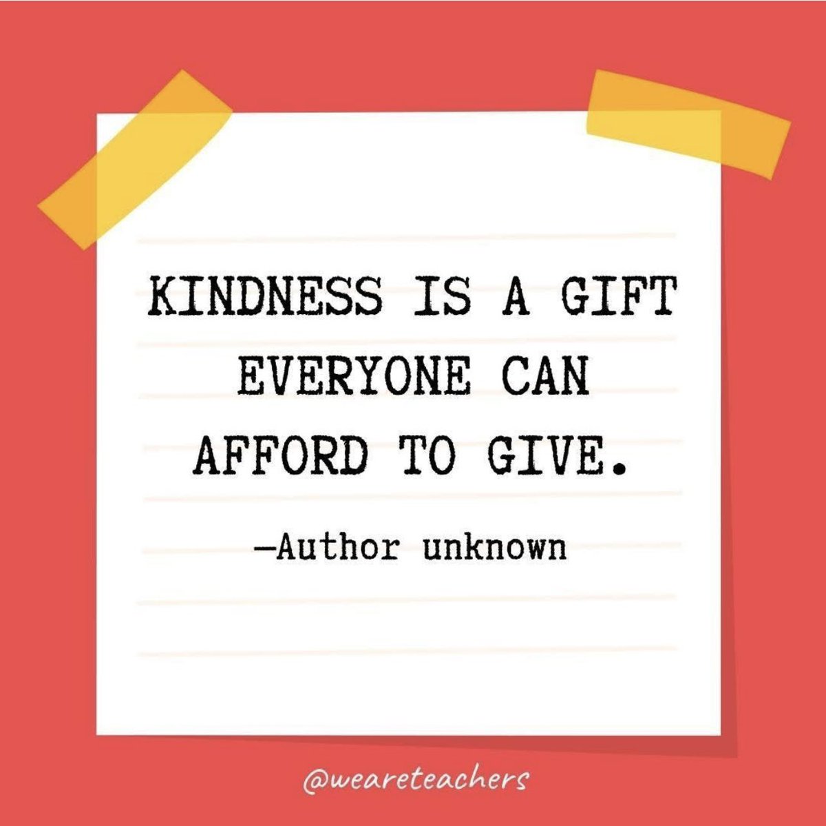 A gift everyone can give.