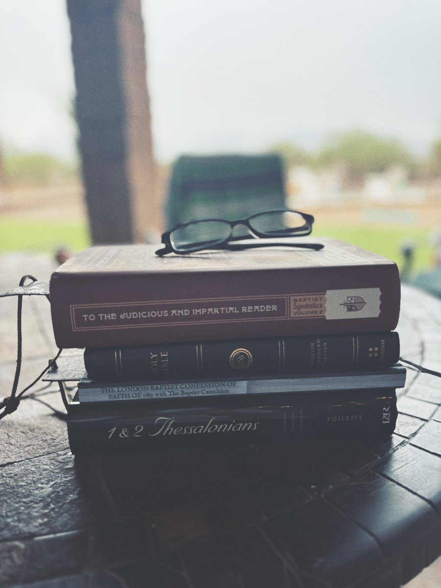 HollandGreig's tweet image. Read almost all of the 1 & 2 Thessalonians commentary this week, really enjoyed it. Also continuing (more slowly) through Judicious and Impartial Reader and 1689, which I’ve also really enjoyed.