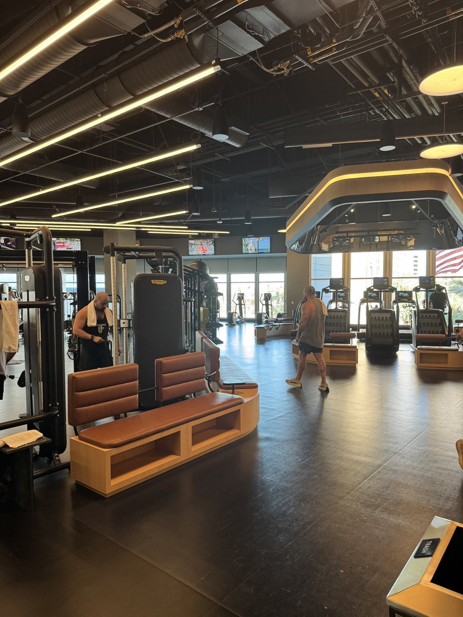 Turning 40 means when I touch down in Vegas I hit the gym first thing.