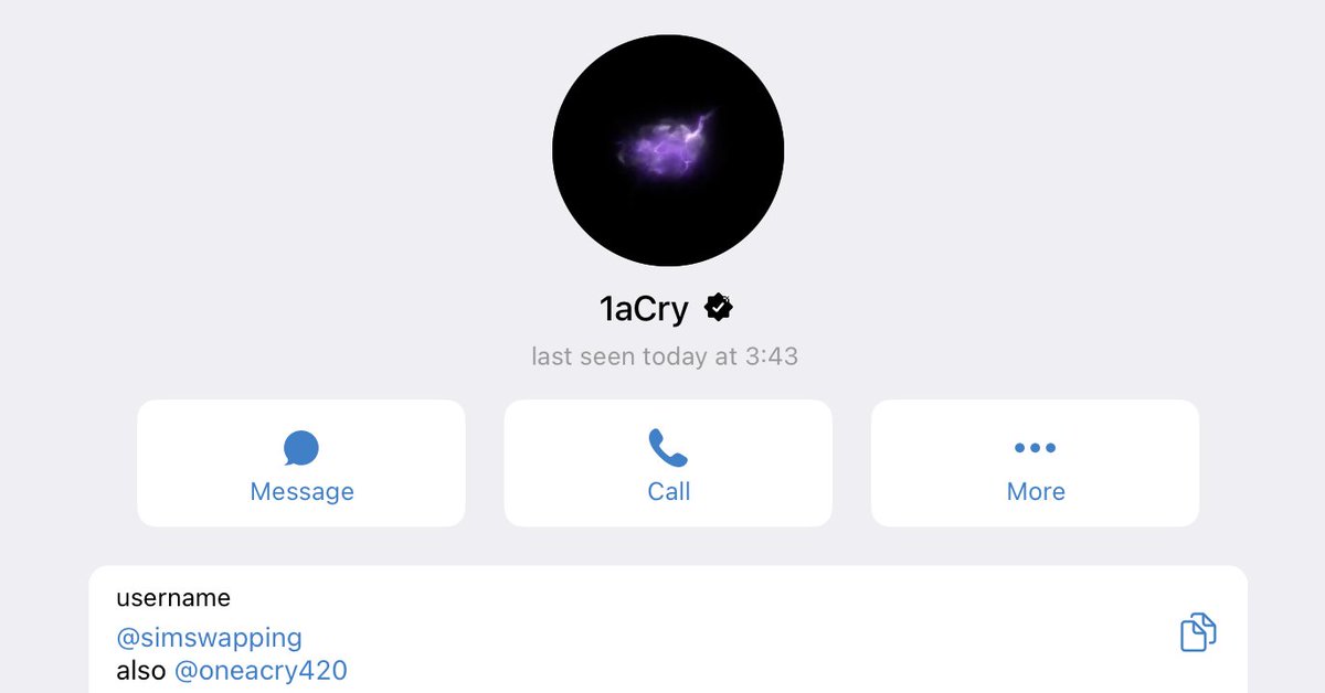 soursec_'s tweet photo. The private Telegram group currently has around 80 members.

It’s maintained primarily by 5 key individuals:

• 1aCry (owner)
• Peter (manager)
• Max (admin)
̐• Melik (admin)
• Daniel (admin) https://t.co/h6tgMLrz5M
