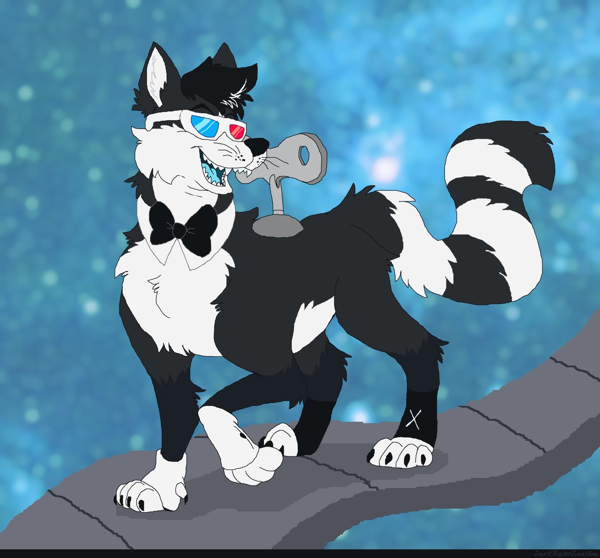 TombstoneRaven's tweet image. &quot;Walking everywhere in the space&quot;
@dapper_fool 
#artfight2025