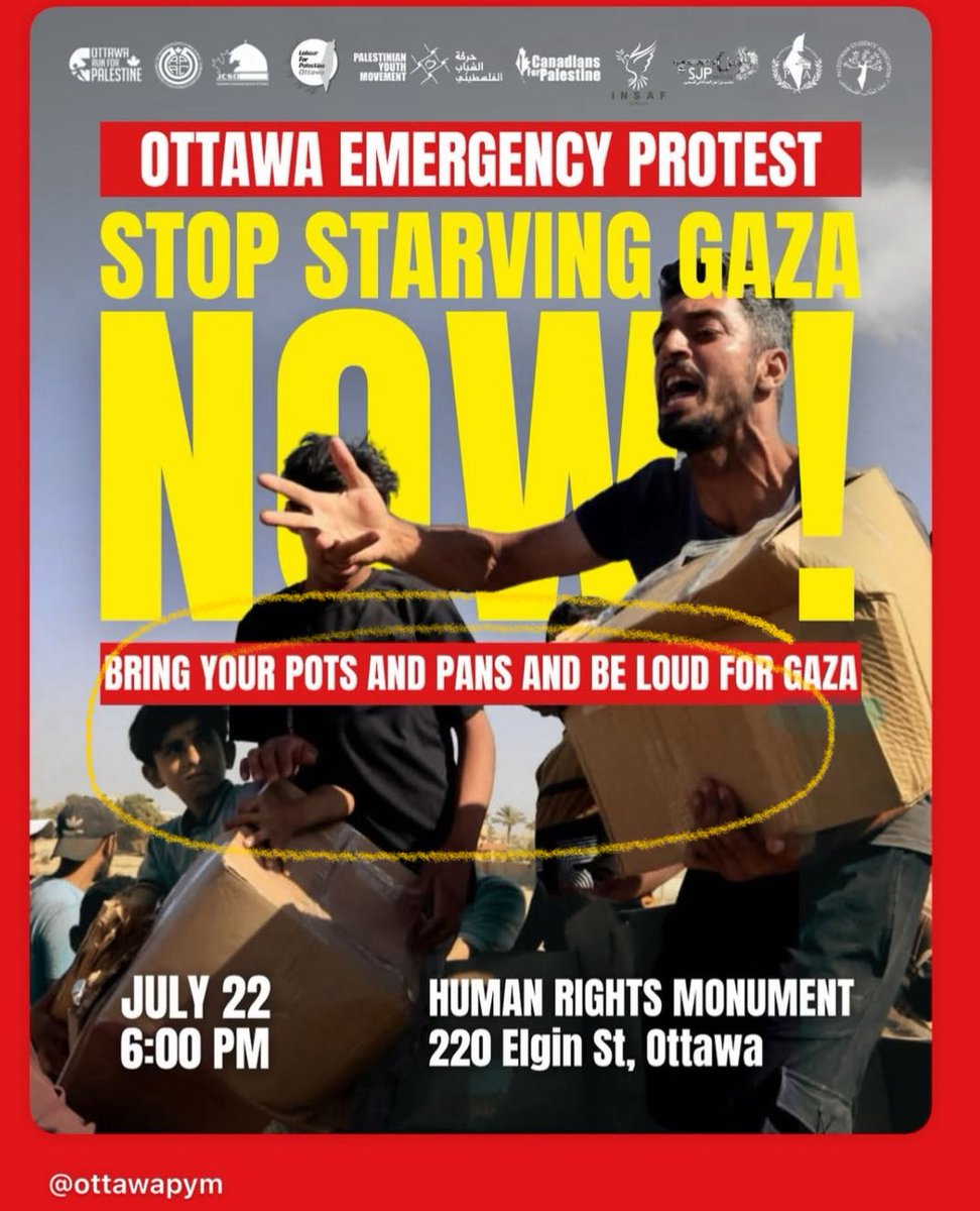 MelissaLMRogers's tweet image. HONKING is a big no no, but POTS AND PANS banging in the streets is okay π€― another Pro Palestine protest tomorrow in OTTAWA π¨π¦