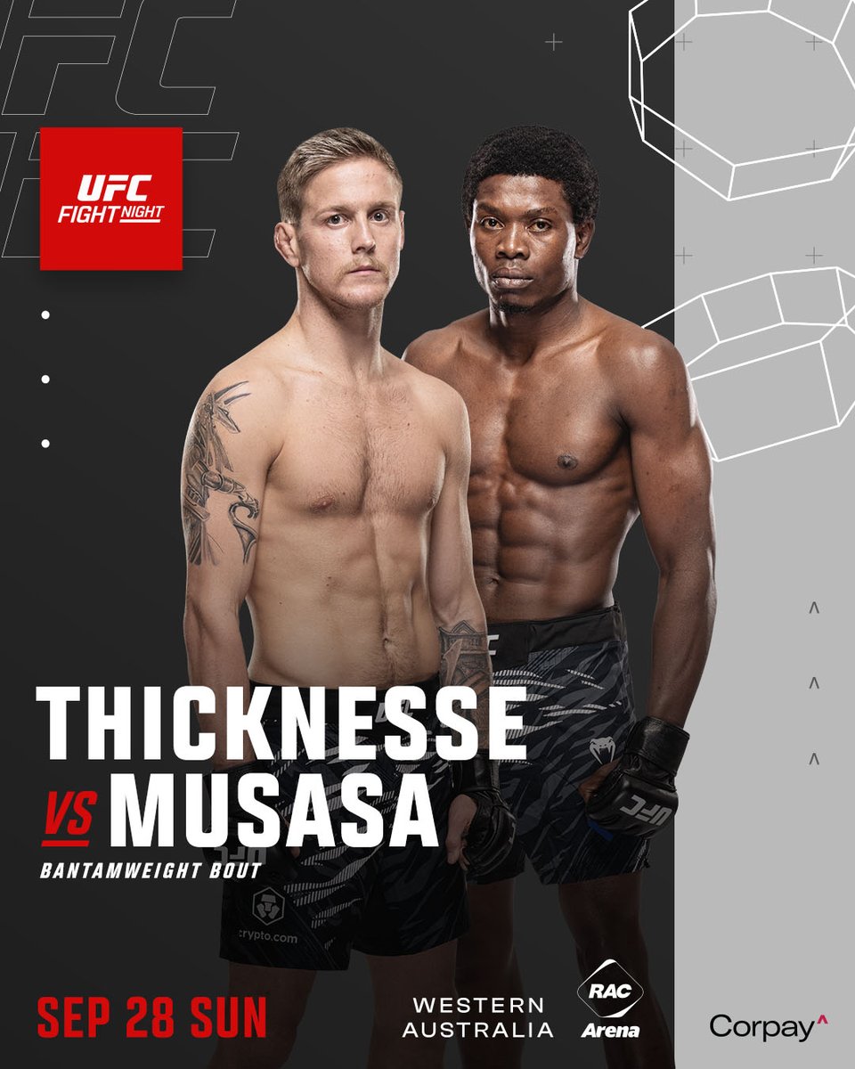 UFC_AUSNZ's tweet image. The first four bouts for #UFCPerth are official ✍️👊
Who else do you want to see make the walk in @WesternAustralia!?
🗓️ Sep 28 | Register your interest at UFC.com/Perth