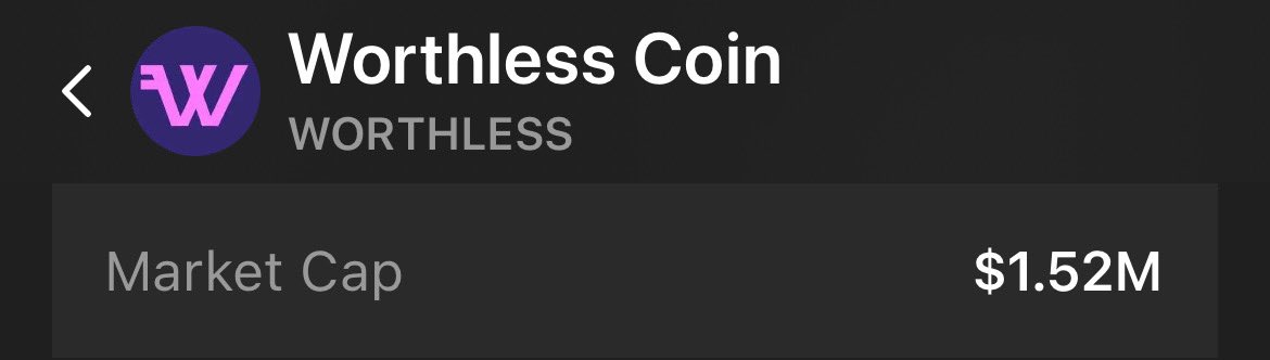 vltcrypto's tweet image. You missed your chance with $useless.
It’s $worthless to cry about it.
We’re over here just getting started.