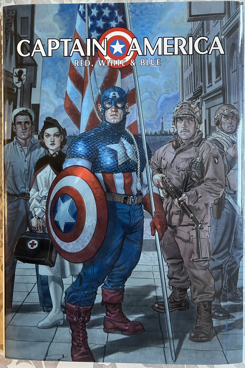 BrianMcquery's tweet image. CAPTAIN AMERICA
RED, WHITE & BLUE
I don’t know why it took me 23 years to read this celebration of Cap’s 60th Anniversary!
I finally took it off my bookshelf and enjoyed it.
EXCELSIOR!!
@CaptainAmerica
@Marvel
@MarvelStudios
@ClassicMarvel_