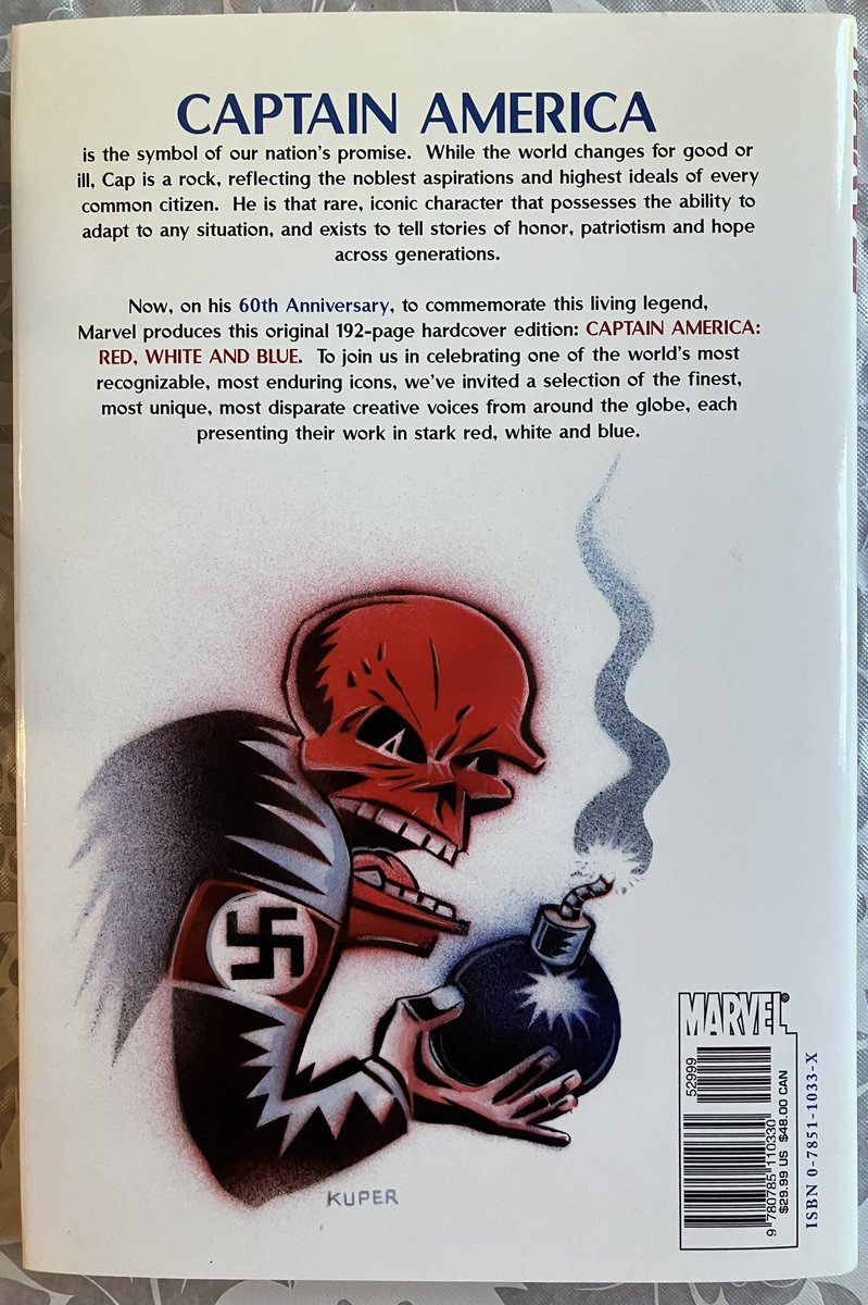 BrianMcquery's tweet image. CAPTAIN AMERICA
RED, WHITE & BLUE
I don’t know why it took me 23 years to read this celebration of Cap’s 60th Anniversary!
I finally took it off my bookshelf and enjoyed it.
EXCELSIOR!!
@CaptainAmerica
@Marvel
@MarvelStudios
@ClassicMarvel_