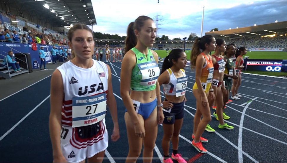 glenvar__sports's tweet image. Carly pre-race representing team USA.
How about them Highlanders!