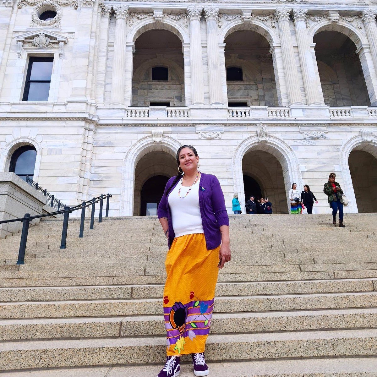 MnDPS_DPS's tweet image. Guadalupe Lopez, Leech Lake Anishinaabe, will join DPS on July 30 as the new director of our MMIR Office.
A longtime advocate for Indigenous survivors, she brings deep experience, leadership and commitment to justice for Minnesota’s missing and murdered relatives.