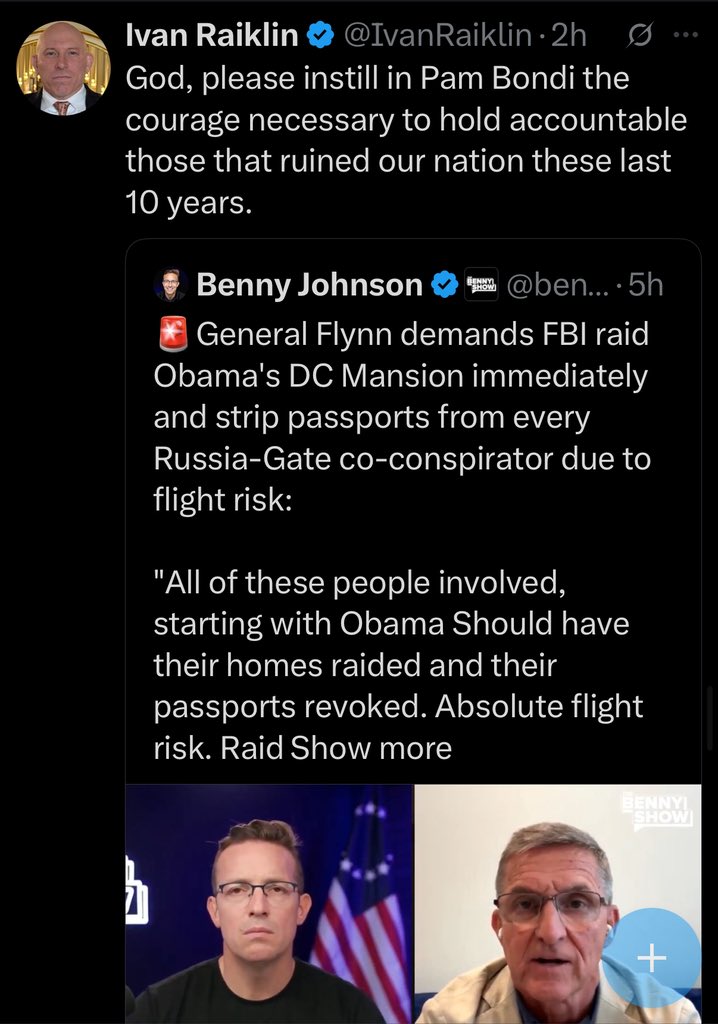 BiggerTruth's tweet image. The deep state insurgents within MAGA are in overdrive today.
The most shocking to me is MTG, demanding Trump become a Stalinist/Maoist judge, jury and executioner, putting every last “enemy” in prison, otherwise Trump’s base will turn against him.
Claiming, like any good…