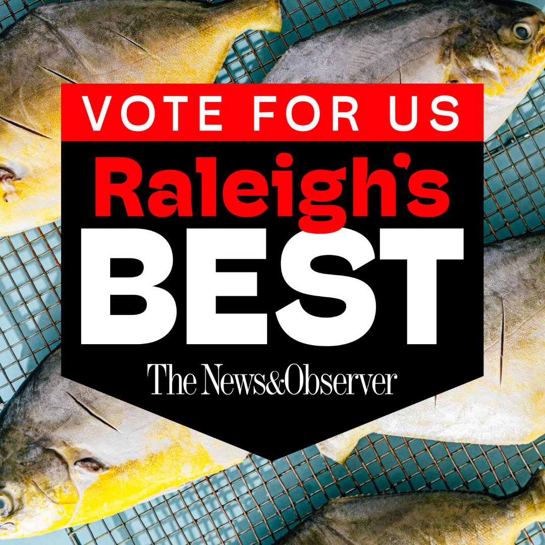 Friday (7/25) is the last day to vote for us in the <a href="/newsobserver/">The News & Observer</a>'s Raleigh's Best Awards. We'd love it if you'd take a minute to give us your vote. Find us on the ballot under the East &amp; Drink Category >> Seafood Market. Cast your vote here voteraleighsbest.com