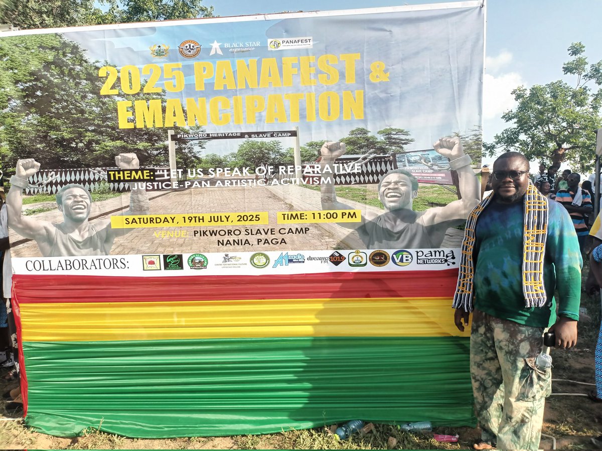 MystiqMike's tweet image. Representing the Tour Guides Association of Ghana (TORGAG) at @PikworoHeritage , Nania-Paga.
#blakkpeppertours #panafestemancipation25 #blakkpeppertins #afroflavour #tourguide #tourguiding #ghanatourismauthority #panafest #emancipation #EmancipationDay @blakkpeppernews
