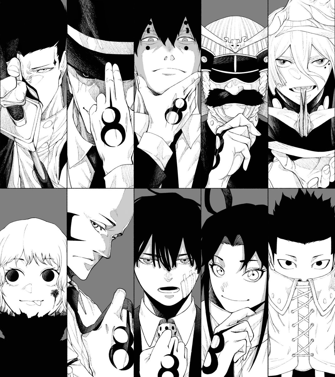 毘灼
#カグラバチ　#Kagurabachi