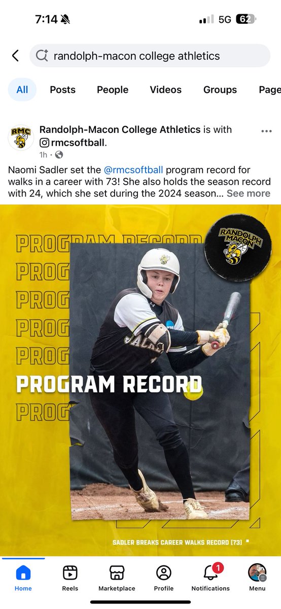 Hermie Sadler (@hermiesadler) on Twitter photo Congratulations <a href="/naomi_sadler/">Naomi Sadler</a> !! <a href="/RMCathletics/">Randolph-Macon College Athletics</a> <a href="/RMC_Softball/">Randolph-Macon Softball</a> Congratulations <a href="/naomi_sadler/">Naomi Sadler</a> !! <a href="/RMCathletics/">Randolph-Macon College Athletics</a> <a href="/RMC_Softball/">Randolph-Macon Softball</a>