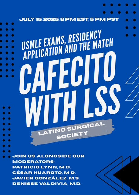 kprgrl3's tweet image. Join us for Cafecito (DATE CHANGE 7/28)
@LatinoSurgery @WomenSurgeons
