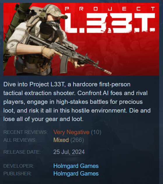 Hearing reports that Project L33Ts servers have been down for over a week and there's been zero response on Discord.

This isn't looking good. *snickers*