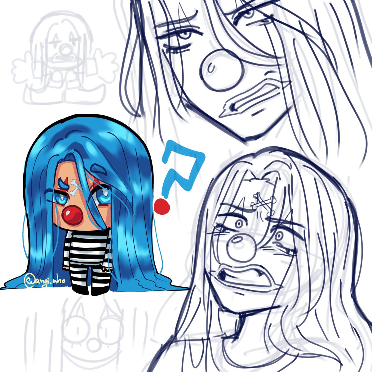 Angi_nho's tweet image. Fiz deseinhos pra desestressar, incrivelmente funcionou
