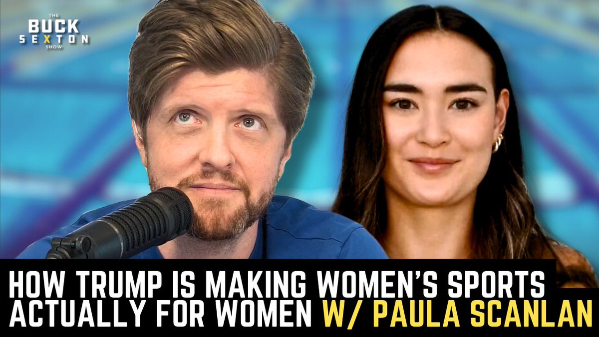 BuckSexton's tweet image. The Buck Brief: ‘How Trump is Making Women's Sports Actually for Women’ with @PaulaYScanlan: youtu.be/5aIHIRdqt0w