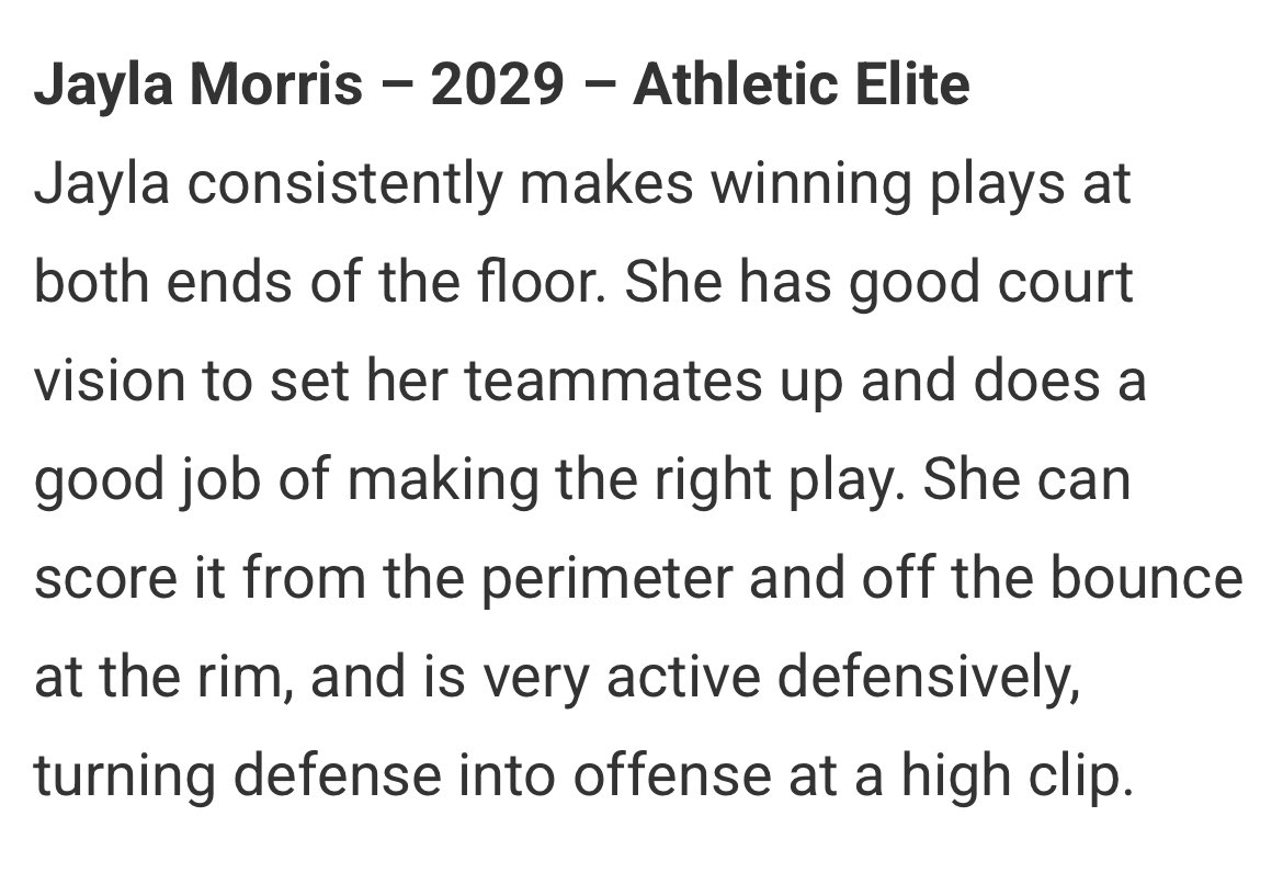 Thank you! <a href="/JrAllStarBB/">Jr. All-Star Girls Basketball</a> <a href="/IMCOMING_INC/">Amateur Network</a> @