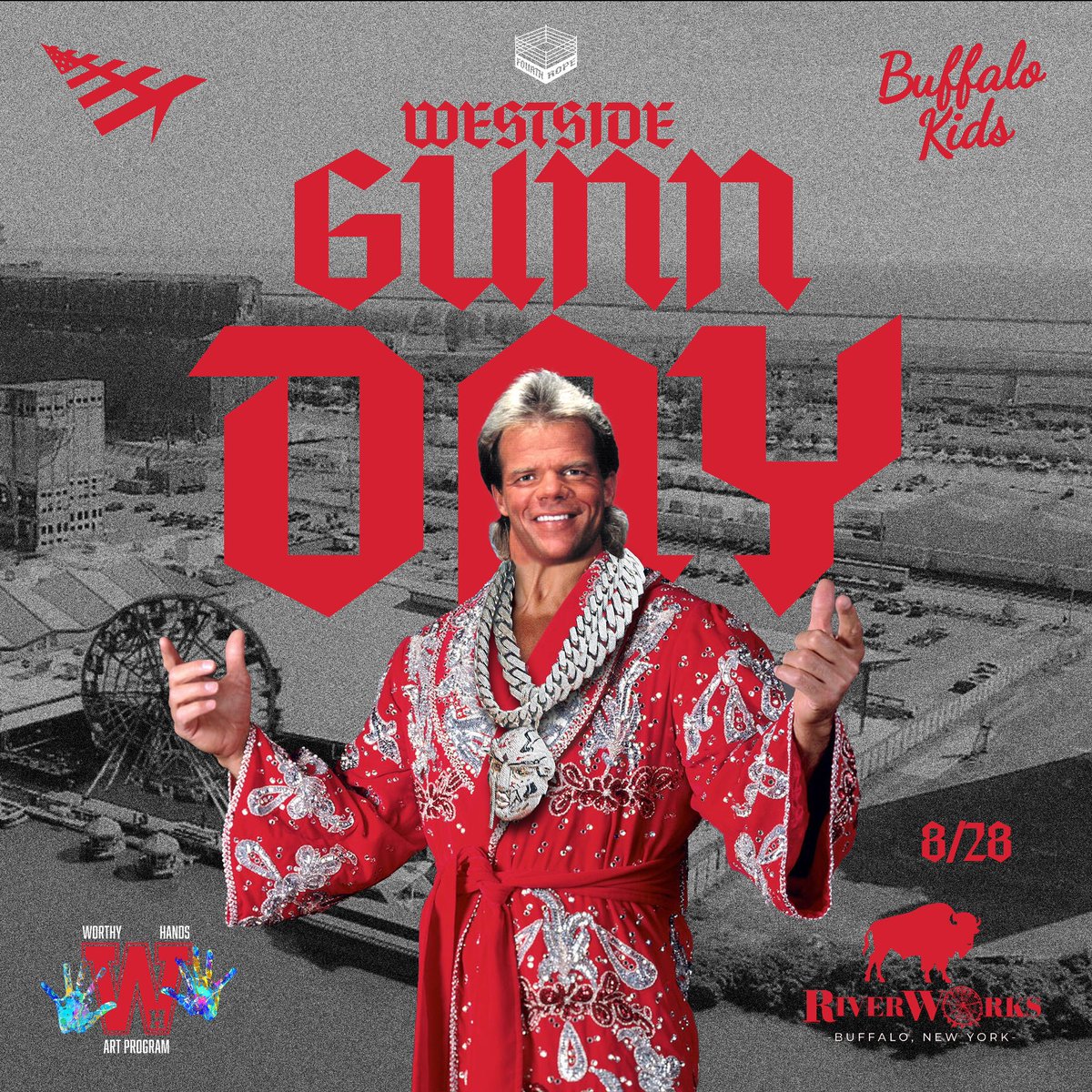 WESTSIDEGUNN's tweet image. $50 EARLY BIRD TICKETS AVAILABLE RIGHT NOW!!!!!!!!!!
ticketpeak.co/psf/events/107…
4THROPE presents … HEELS HAVE EYES WESTSIDE GUNN DAY 8/28 BUFFALO NY @RiverWorksBFLO
YOU DONT WANNA MISS THIS AND RIGHT NOW $50 TICKETS, $100 for RINGSIDE AMD $250 FRONT ROW (4THROPE) with SPECIAL…
