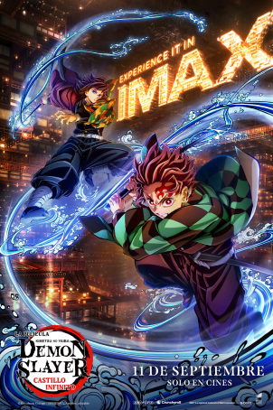 ToursCinema's tweet image. Nuevo Poster para #IMAX de #DemonSlayerKimetsuNoYaiba : CASTILLO INFINITO.
Estreno para Latinoamérica, el 11 de septiembre de 2025, distribuida por #Crunchyroll y #SonyPicturesEntertainment