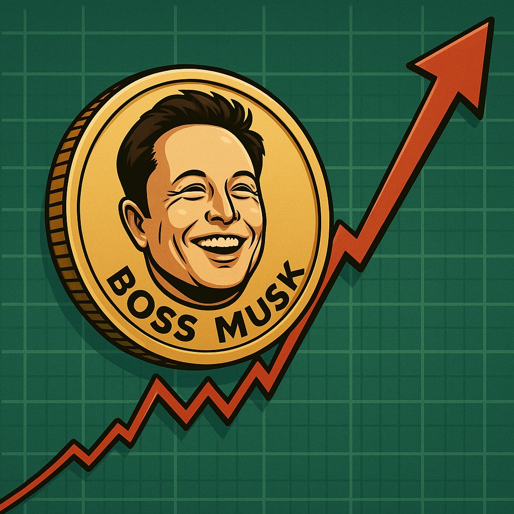 B0SSMusK's tweet photo. 🚀 Boss Musk is launching… and the chart can’t keep up!
The rise is real. The hype is massive.
📈 First candle? Straight to the moon.
💥 Don’t blink — this might be the next big thing.

#BossMusk #CryptoLaunch #MemeCoin #Solana #ToTheMoon #BullRun https://t.co/VY4pWOs7k5