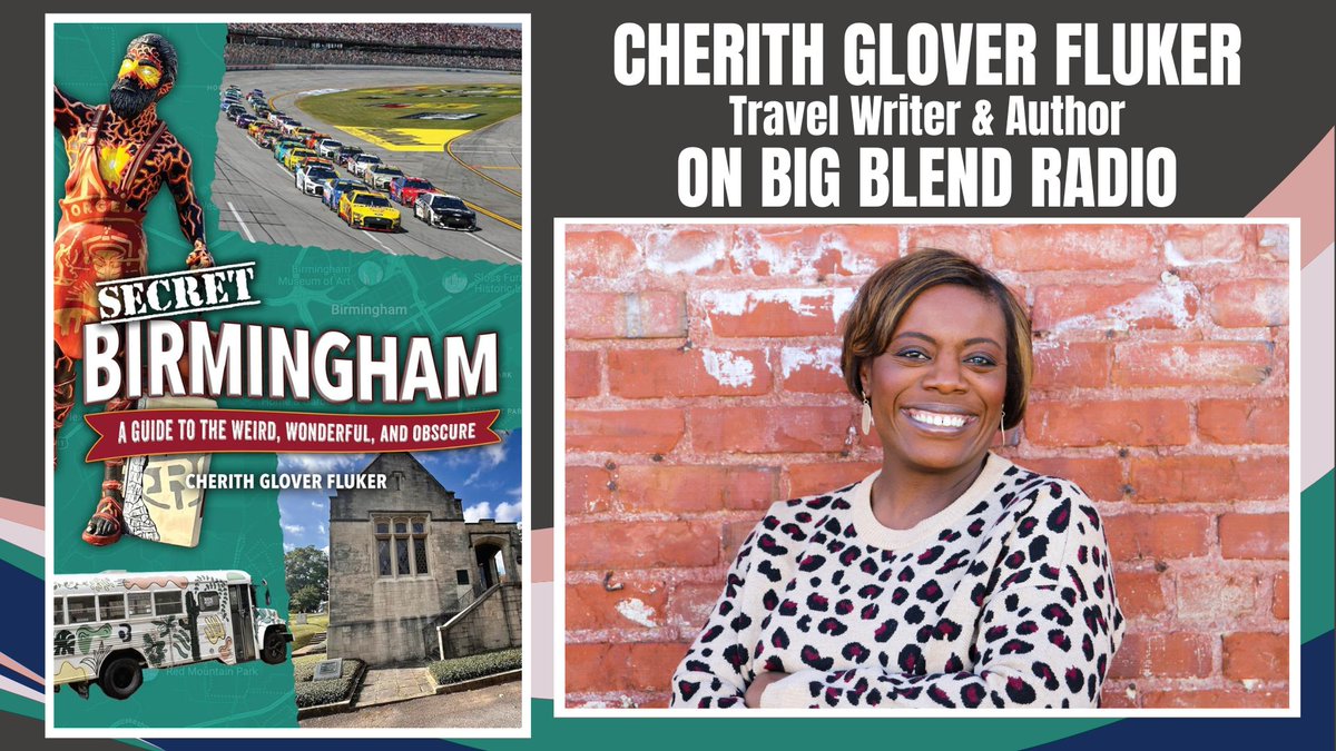 Big Blend Radio & Magazines (@bigblendmag) on Twitter photo On #BigBlendRadio, travel writer Cherith Glover Fulker shares some of the surprising stories behind Birmingham, Alabama in her new book "Secret Birmingham" coming out Aug. 1 w/ <a href="/ReedyPress/">Reedy Press</a>. Episode: youtu.be/WmwAzAy8Q14?fe… #Birmingham #Alabama On #BigBlendRadio, travel writer Cherith Glover Fulker shares some of the surprising stories behind Birmingham, Alabama in her new book "Secret Birmingham" coming out Aug. 1 w/ <a href="/ReedyPress/">Reedy Press</a>. Episode: youtu.be/WmwAzAy8Q14?fe… #Birmingham #Alabama