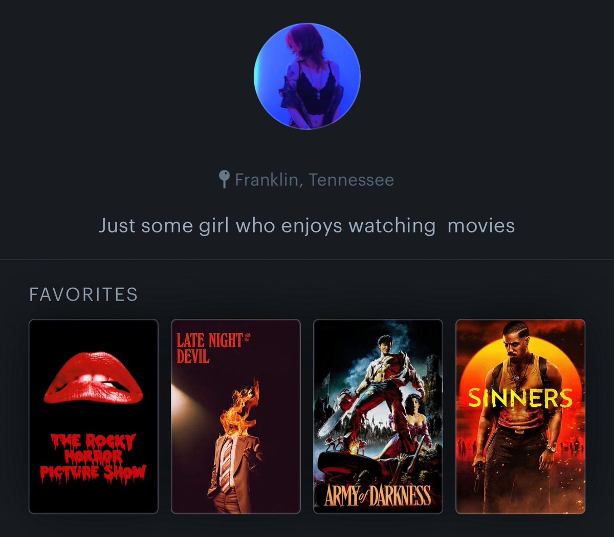 katisafk's tweet image. Hi fellow SPookies! Welcome to my Domain. Some of my interests/hobbies🖤
•Video games (RE/SH)
•Horror
•Vampires
•Physical media
•Anime/manga
•The Boys 🦸♂️
•DCU/Marvel
•Plushies
•Thrifting
•Collecting random shit
•Tattoos
•True Crime
•Sleeping