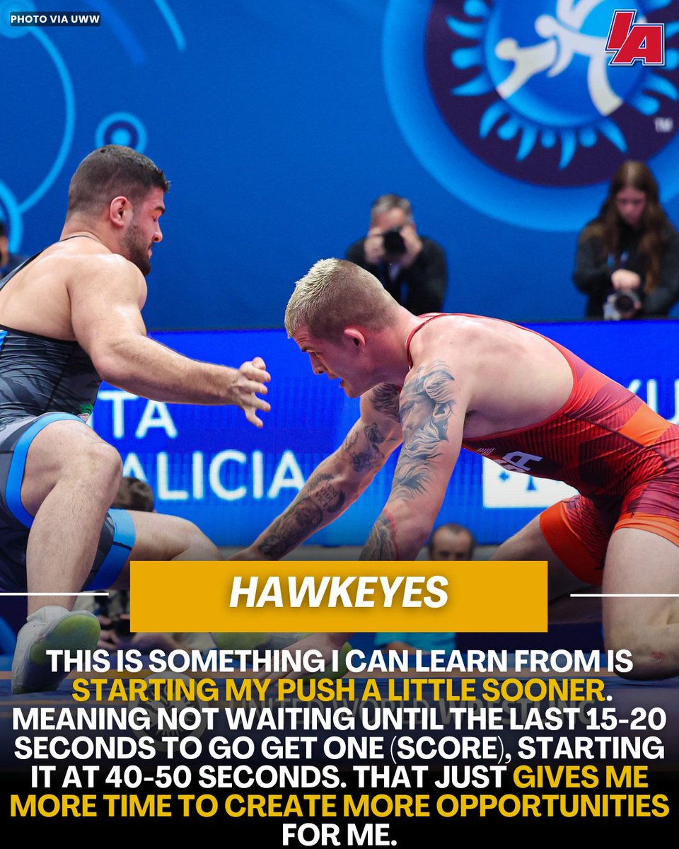 rossbchek's tweet image. Ben Kueter posted a video on his Instagram looking back on his U20 World final against Amir Reza Masoumi (Iran) and the biggest lesson he learned in that match
Full clip 🎥: instagram.com/reel/DMYzJxaRL…