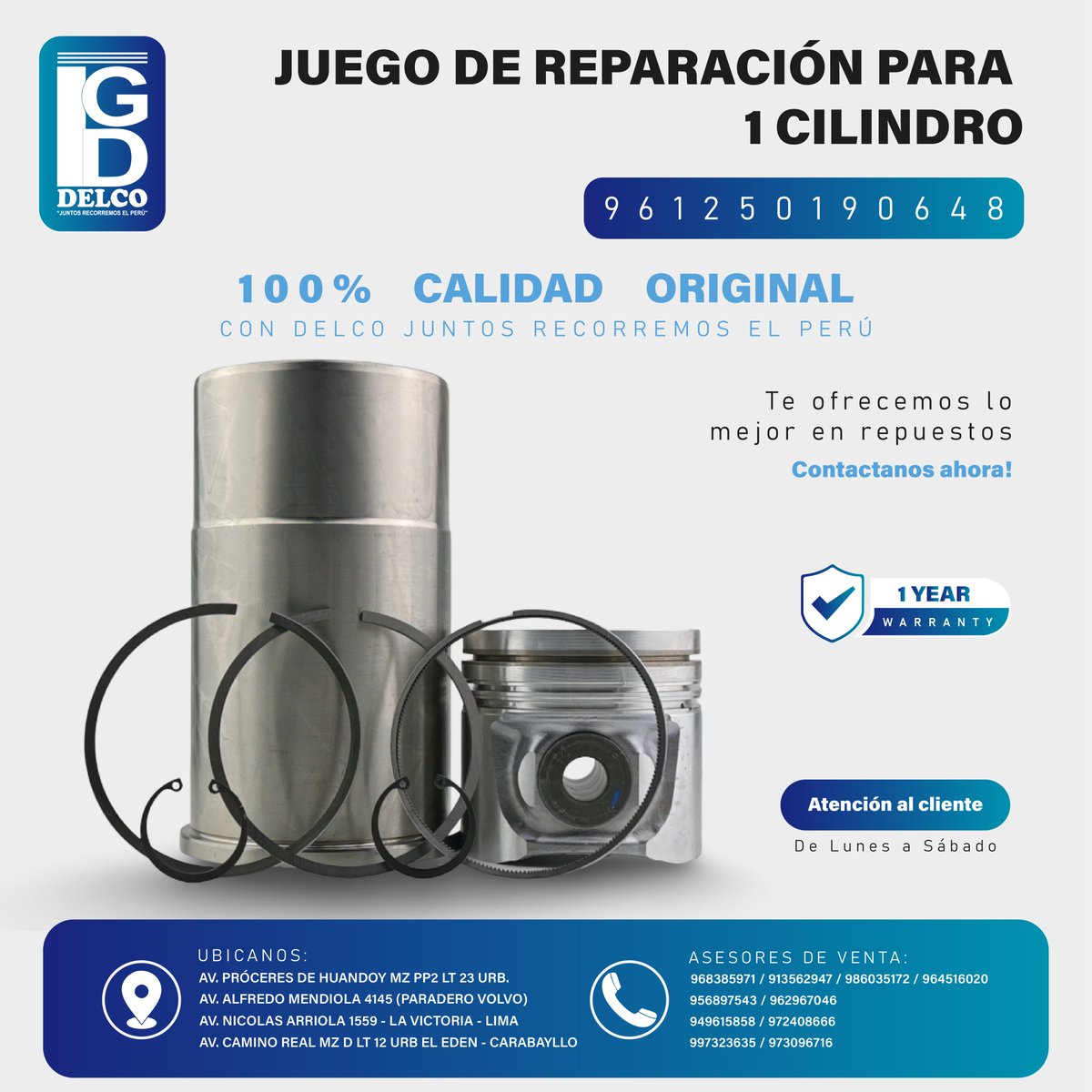 delco_srl's tweet photo. 🚨Atención Nuevo Stock de Productos!🚨

📌Bomba De Agua
📌Juego de Reparación para 1 Cilindro https://t.co/xY5CyO8vwI