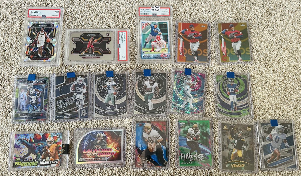 Remaining cards left to sell…making deals…let’s get some great cards in your hands at a great price. Ask away or offer…
<a href="/MysticTyphoon/">Mathew Slaybaugh</a> <a href="/BuckCityBreaks/">Buck City Breaks</a> <a href="/zack0978/">Zack Cunningham</a>