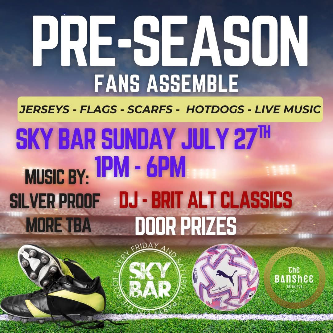 AOBuffalo's tweet image. Big thanks again for the amazing support this summer for the Gold Cup! It didn't end the way we wanted, but it was still great to see everyone that came by.
In the meantime, how about a fun party this weekend with all of the Buffalo soccer family? 😎🍻 @bansheeirishpub