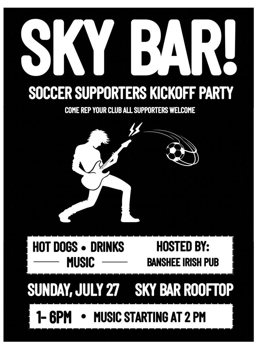 AOBuffalo's tweet image. Big thanks again for the amazing support this summer for the Gold Cup! It didn't end the way we wanted, but it was still great to see everyone that came by.
In the meantime, how about a fun party this weekend with all of the Buffalo soccer family? 😎🍻 @bansheeirishpub