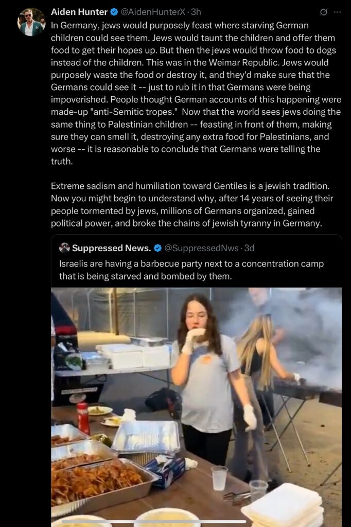ObviousRises's tweet image. Apparently they have a history of doing this, found a source on a barbecue outside a hunger strike very easily, these people are something special.
