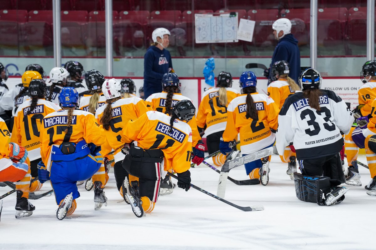 usahockey's tweet image. Better. Faster. Stronger. 😤
Day four at Girls National 16/17 Camp, driven by @AAAClubAlliance! #USAHPDC