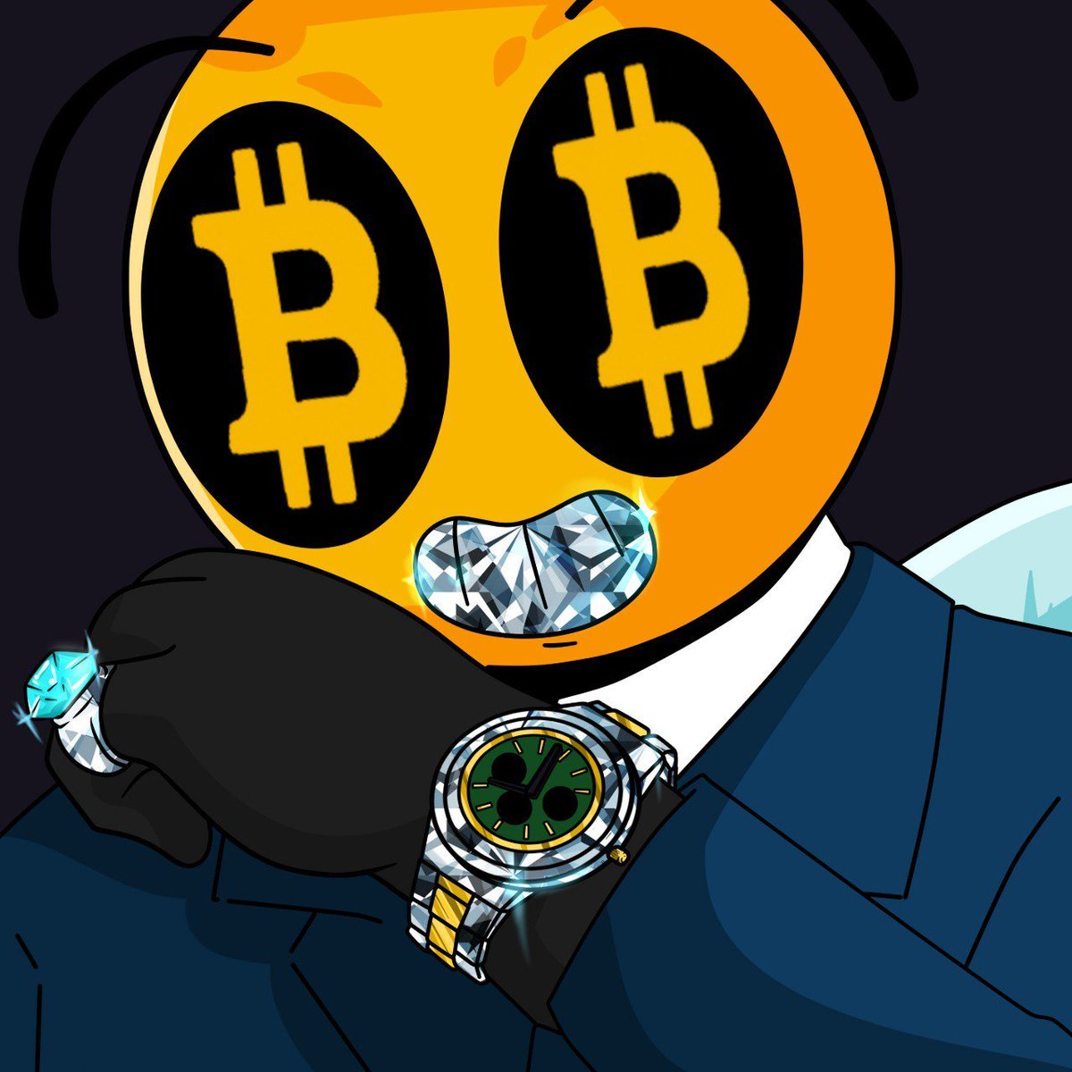 Alkanesbee's tweet image. The bee with diamond hands 🐝
