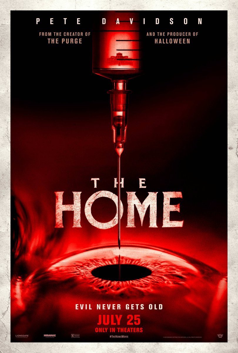 LifeIsAFilmFest's tweet image. Tonight’s AMC Scream Unseen movie is James DeMonaco’s THE HOME starring Pete Davidson according to reports. Together was widely expected to be the movie, so there’ll be disappointed people. Hope this one is good.