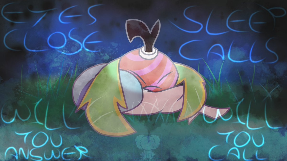 WispyParadox's tweet image. Artfight attack for @tyulk_on_twiter they deserved some sleeps -w-