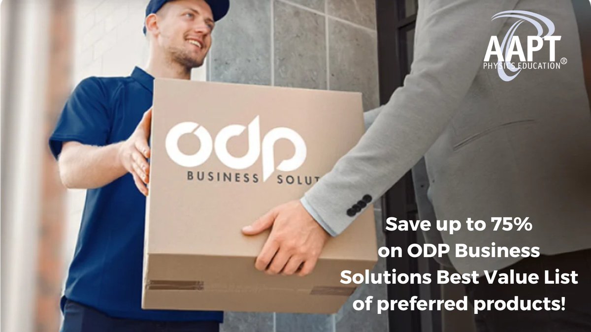 AAPTHQ's tweet image. AAPT Members: Why settle for basic when your business deserves the best? From everyday essentials to office upgrades, ODP delivers what you need—at exclusive member pricing. Visit bit.ly/AAPT_OD and save! | #BeyondSavings #AAPTMemberDiscounts