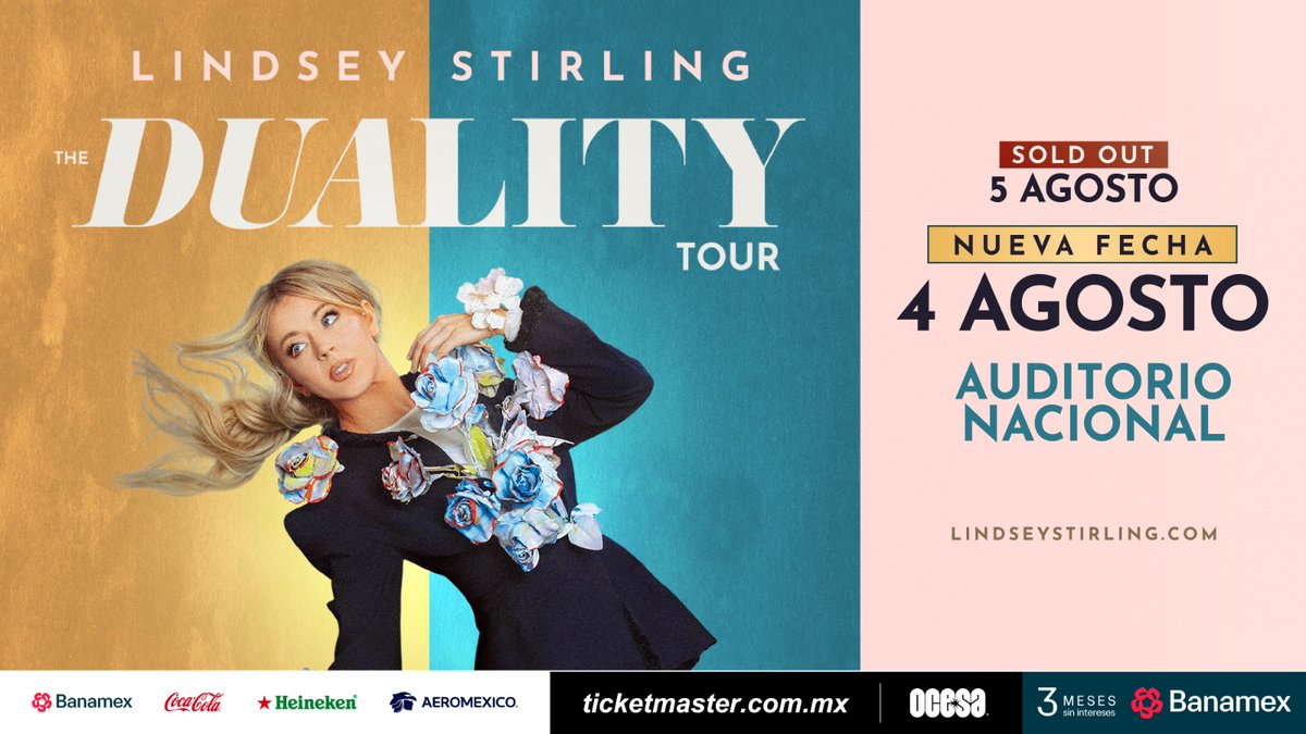 La violinista Lindsey Stirling se presentará el 4 de agosto en el Auditorio Nacional 🎻

Escuche los espacios en vivo de Horizonte porque tendremos boletos para ustedes 🎫