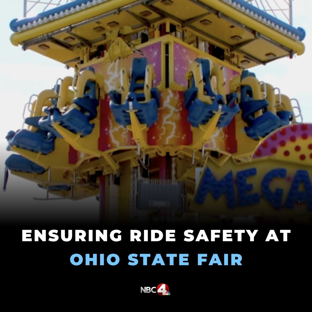 nbc4i's tweet image. There will be 65 rides at this year’s Ohio State Fair, and the Ohio Department of Agriculture has been at the fairgrounds since Thursday inspecting those rides. nbc4i.co/3GXxihF?utm_me…