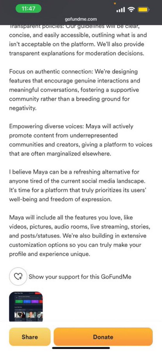 darvidosiris's tweet image. Created a gofundme for my app if you guys want to support financially. Thanks to everyone who has already donated.
gofundme.com/f/empower-voic…