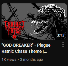 Chained_Fates's tweet image. Thank you for 1k views on Plague Ratnic's chase theme!
We're very excited to show off more of the OST in the future when the time comes, but for the time being, you all have my appreciation!
#ChainedFates