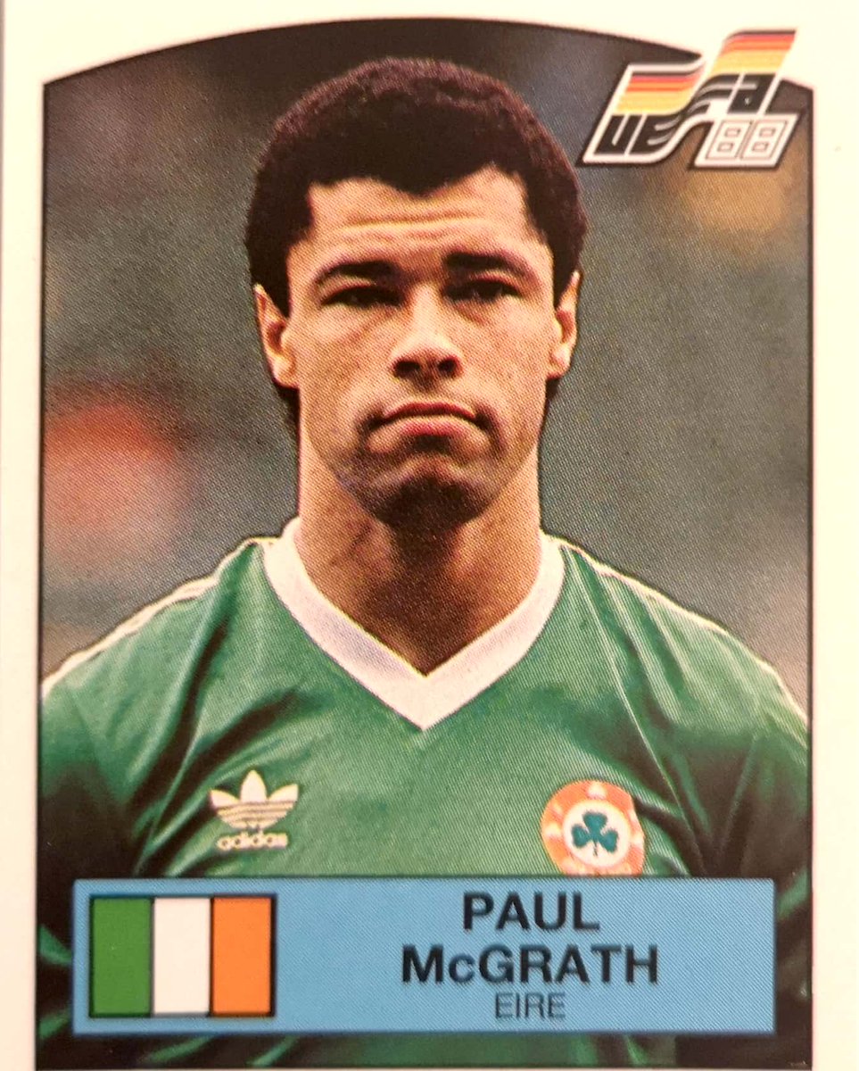 LansdowneRD_IE's tweet image. The Big Man's Euro'88 sticker. What a player, what a kit..
#legend