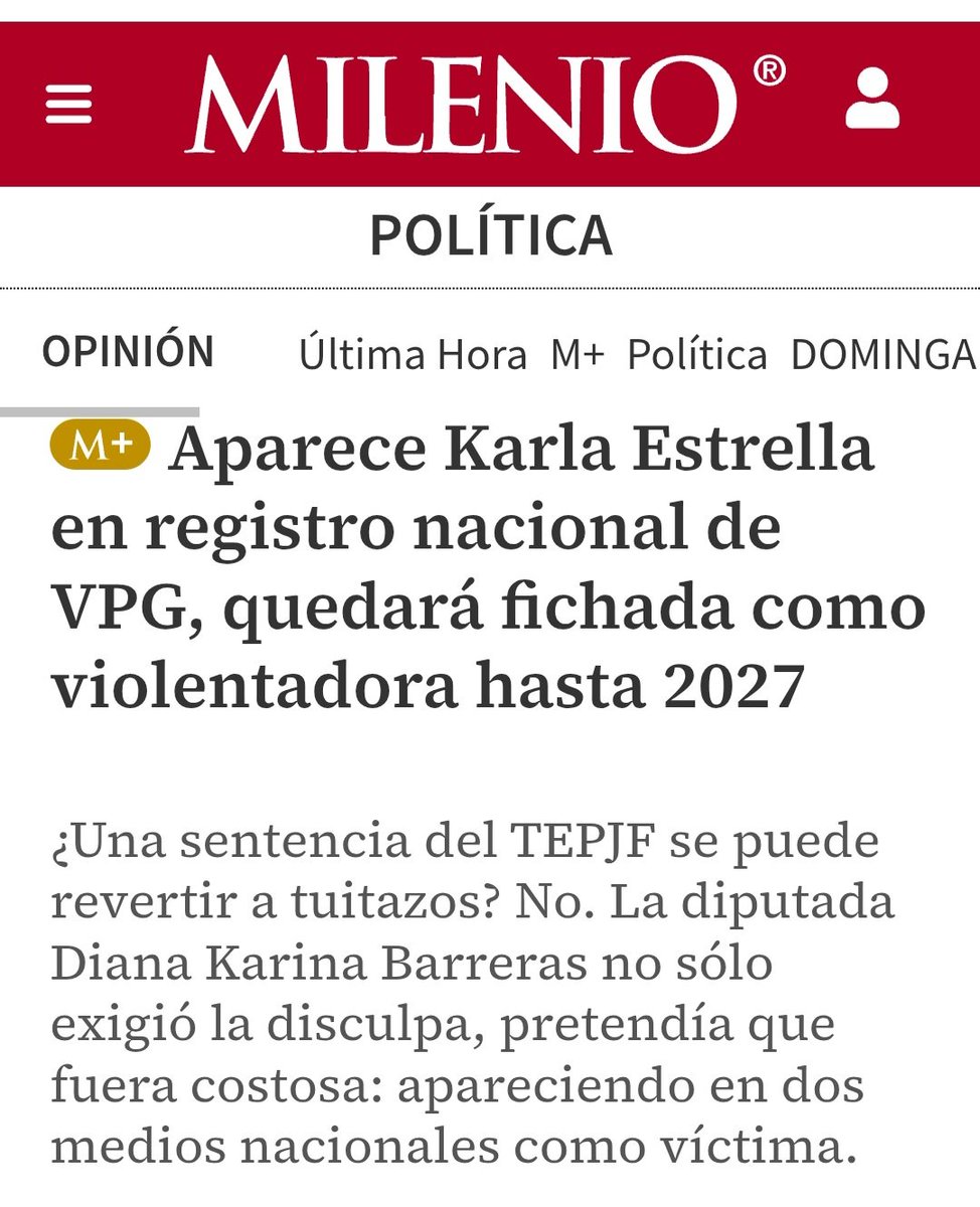 El mundo al  reves <a href="/KarlaMaEstrella/">Karla Estrella</a> ya aparece en el registro nacional de violentadores de mujeres 

En lugar de <a href="/cuauhtemocb10/">Cuauhtémoc Blanco</a>, que gracias a <a href="/DianaKarinaBa/">Diana Karina Barreras</a> no fue desaforado

Por eso, ni después de 30 días dejaremos en paz a 
#DatoProtegido 
#DatoProtegidoChatpm