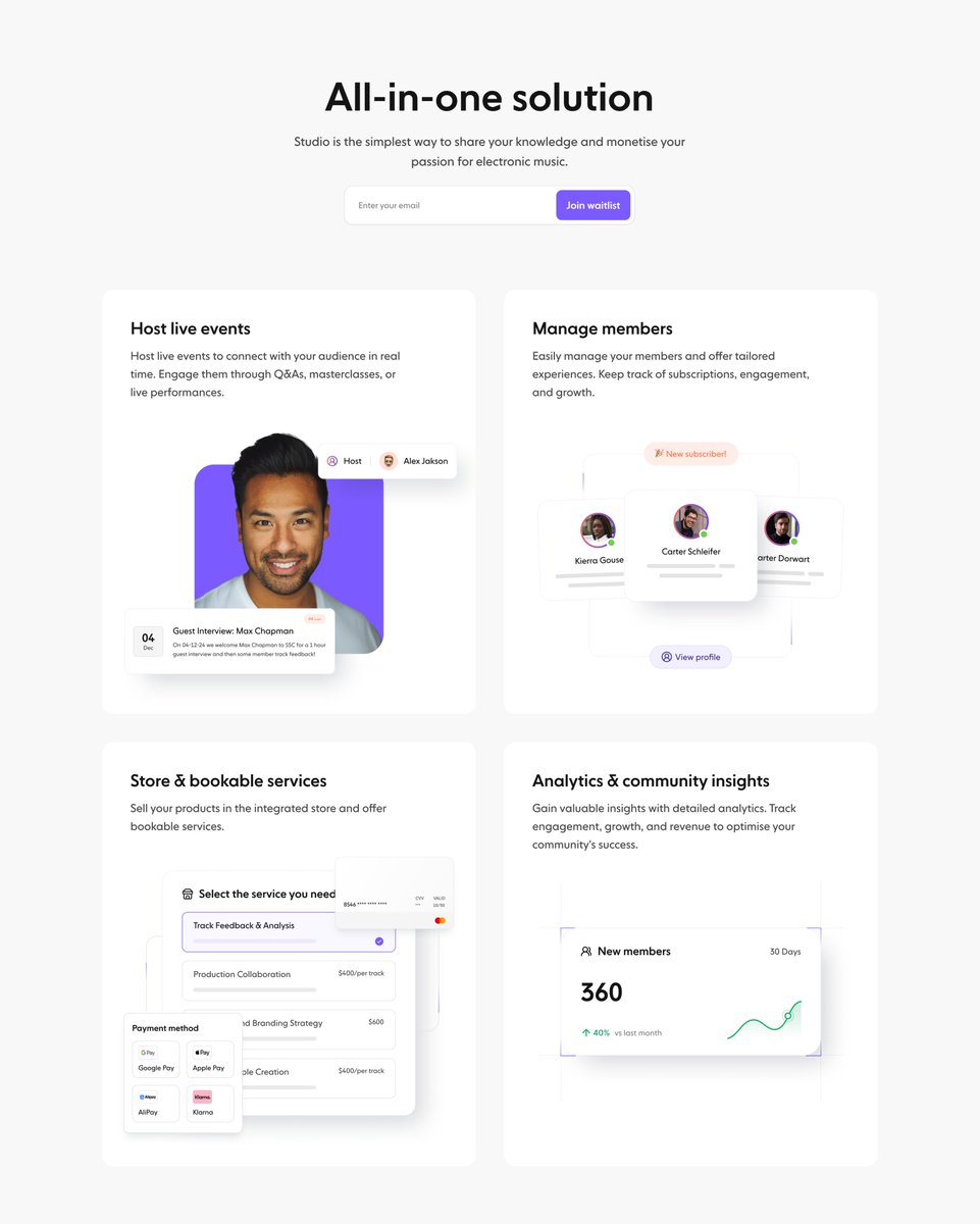 🤤 Minimal bento for a SaaS

Good visuals = more conversions